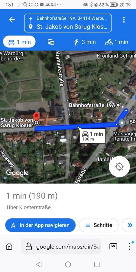 Warburg, Fewo "Sweet Home" 2,5 Zi- Eg-Separater Eingang - Parkplatz - Terasse- Komfortabel,Renoviert Exteriér fotografie